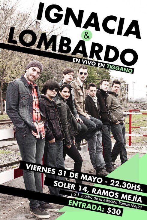 Esta noche Ignacia + Lombardo en Ramos Mejía